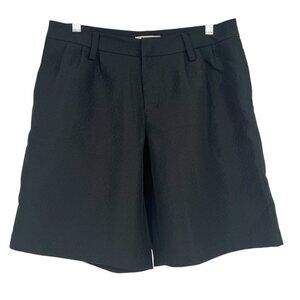 Erin Fetherston Black Textured Dress Shorts Size 9